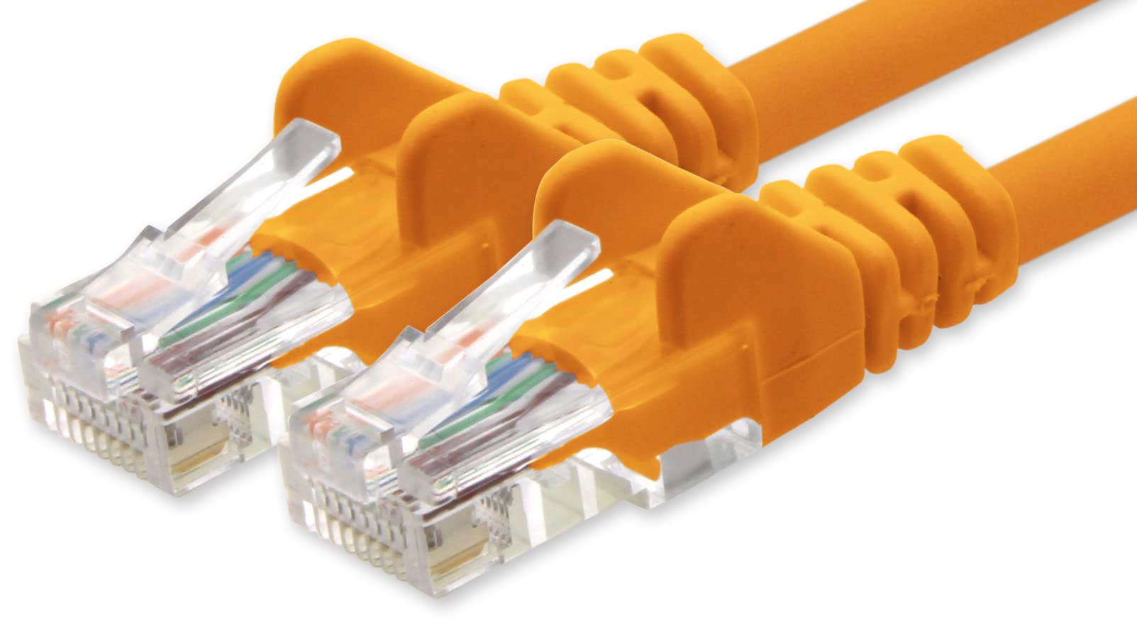 1aTTack.de Network cable Cat.6 - orange - 1x - 10m - CAT6 Ethernet cable Lanka cable 1000 Mbits patch cable