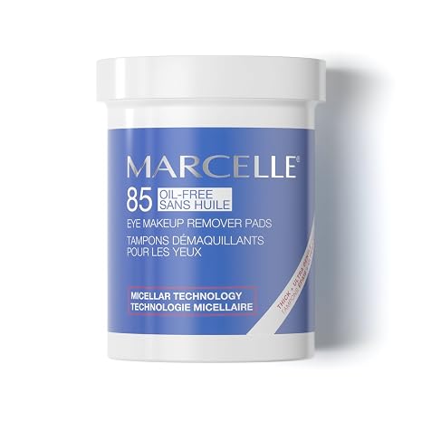 Marcelle Oil Free Eye Makeup Remover Pads 85 Pads