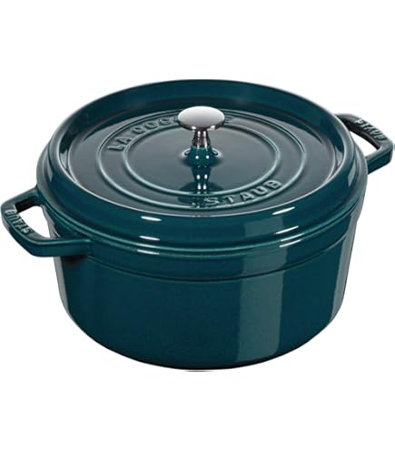 Amazon.com: STAUB 1003842 Cast Iron Roaster/Cocotte, Oval 33 cm