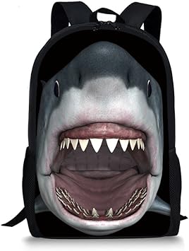 shark mouth backpack