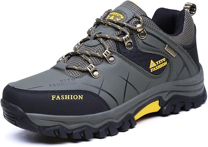 Amazon Sljメンズ 登山靴 軽量 通気性 防水 滑りにくい 保温靴 ローカット スニーカー ファッションサンダル