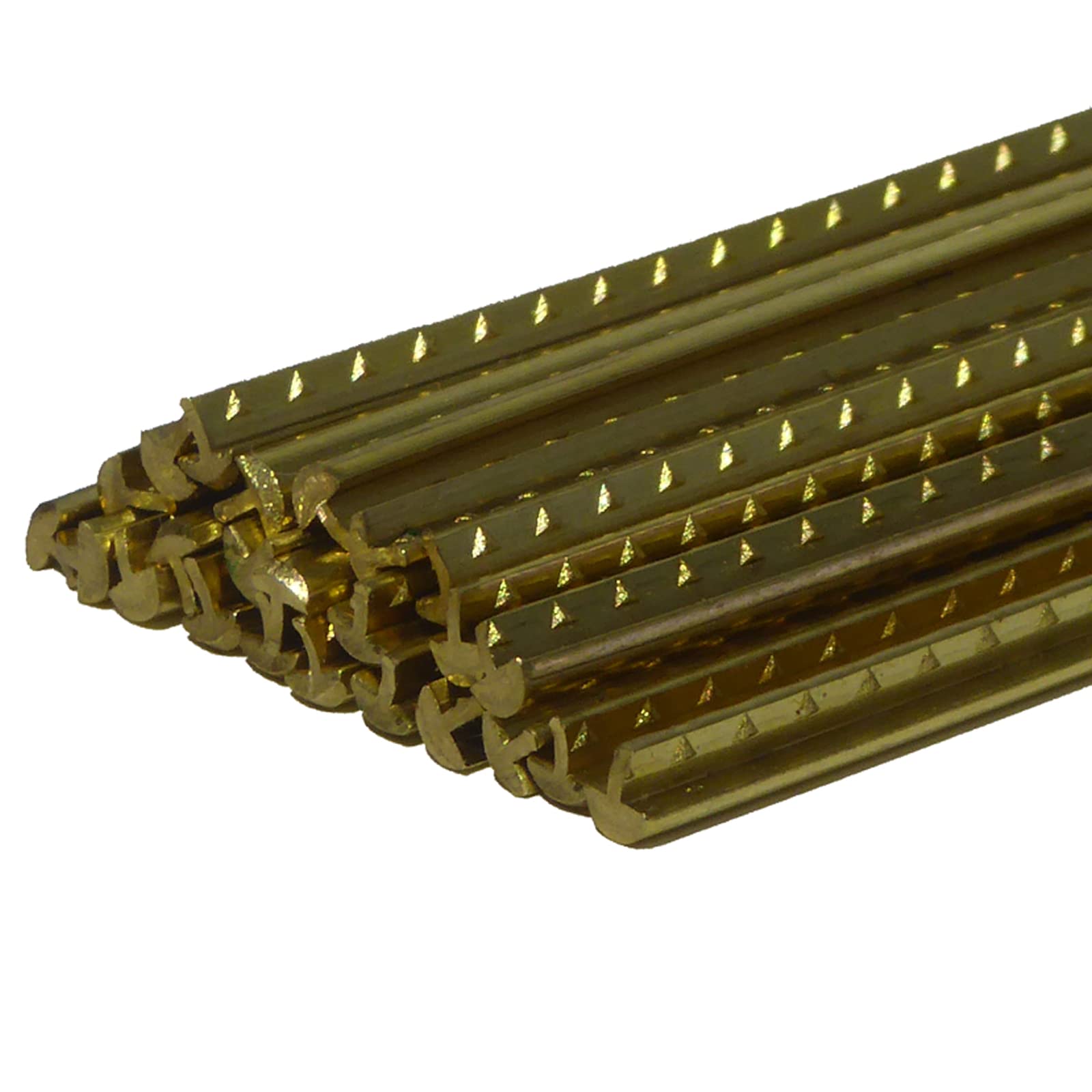 Brass fret wire 24 pcs 60mm long 2.7mm gauge