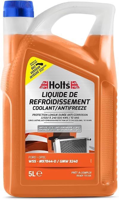Holts HAFR0010B Antifreeze Coolant 5 L Orange Ford Vaux Opel WSS-M97B44-D/GMW