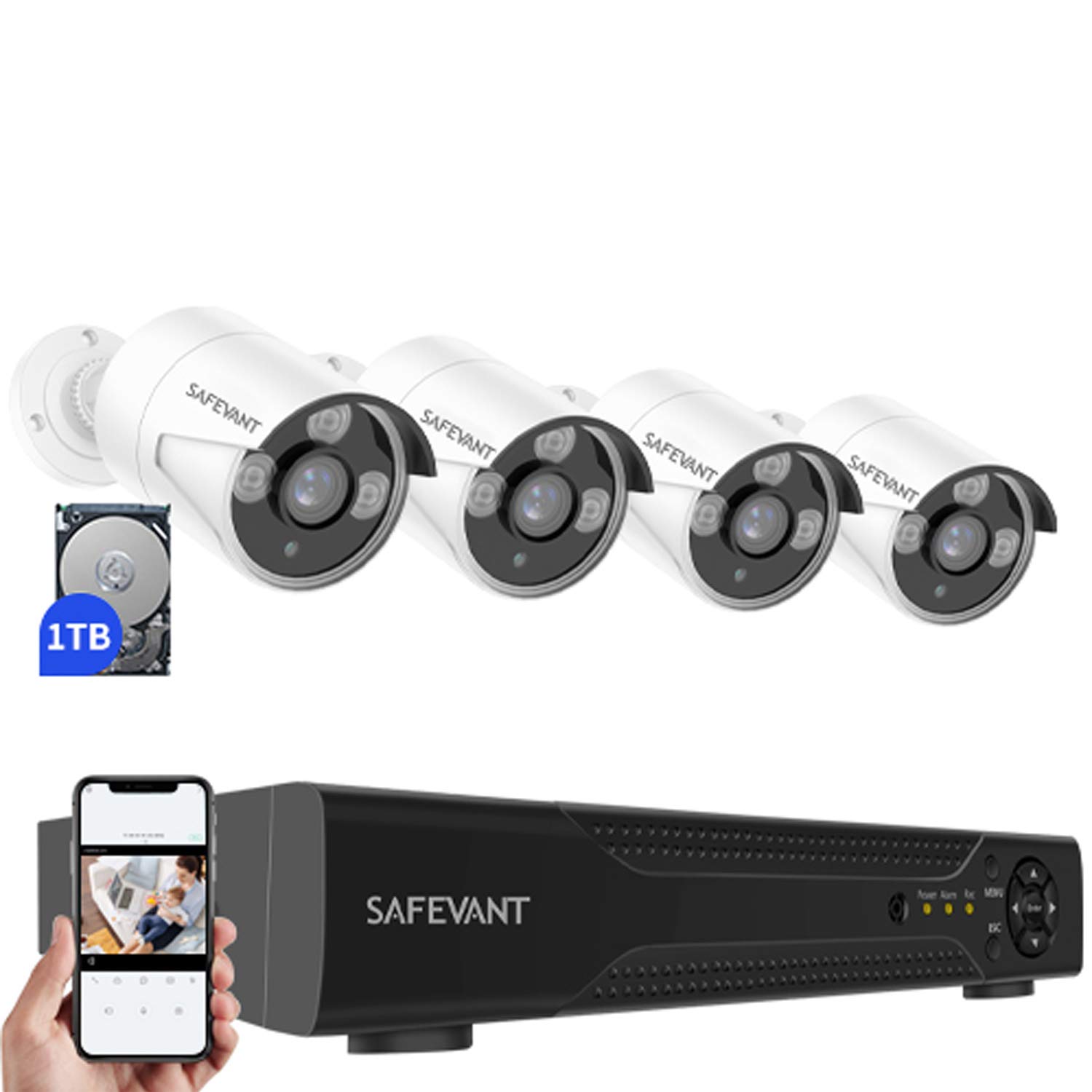Best 4 camera home security camera system