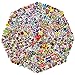 Random Sticker 60-710 pcs/Pack Variety Vinyl Car Sticker Motorcycle Bicycle Luggage Decal Graffiti Patches Skateboard Stickers for Laptop Stickers for Kid and Adult (100pcs)