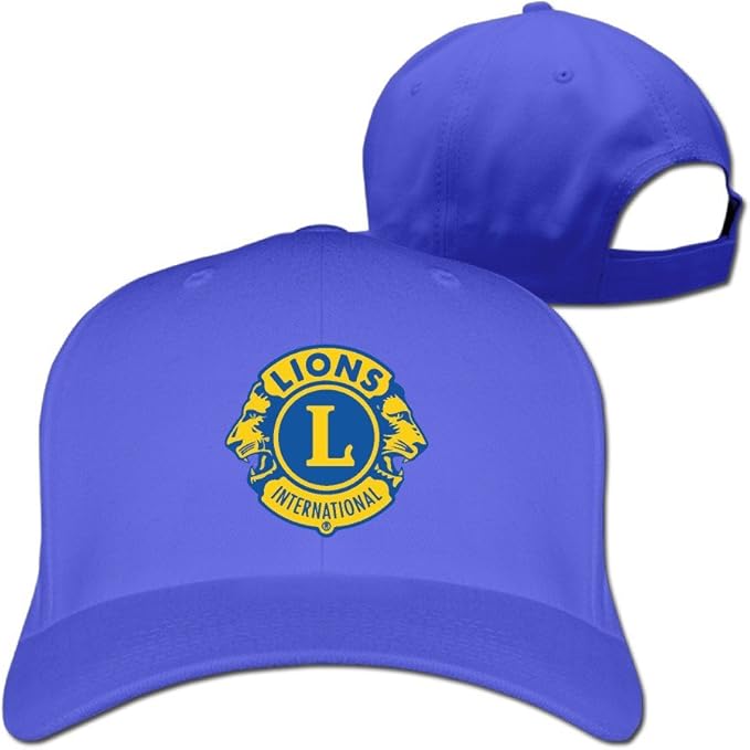 Lions Clubs International Baseball Unisex RoyalBlue Cap Amazon.ca