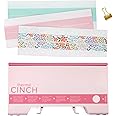 We R Memory Keepers Thermal Cinch Binding Machine Pink 12 Inch, Includes Thermal Book Binding Machine, Book Spines, and Clips, Create DIY Journals, Notebooks, Scrapbooks, Photo Books, and Documents