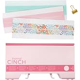 We R Memory Keepers Thermal Cinch Binding Machine Pink 12 Inch, Includes Thermal Book Binding Machine, Book Spines, and Clips, Create DIY Journals, Notebooks, Scrapbooks, Photo Books, and Documents