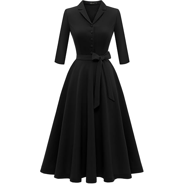 Amazon.com: Overstock Outlet 1940s Dresses for Women Vintage Dress Ruffle  Sleeve A Line Swing Velvet Dress Casual Work Dress Cocktail Party Tea Dress  : Clothing, Shoes & Jewelry