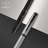 Parker IM Rollerball Pen Black Lacquer Gold Trim Fine Point Gift Box view 6