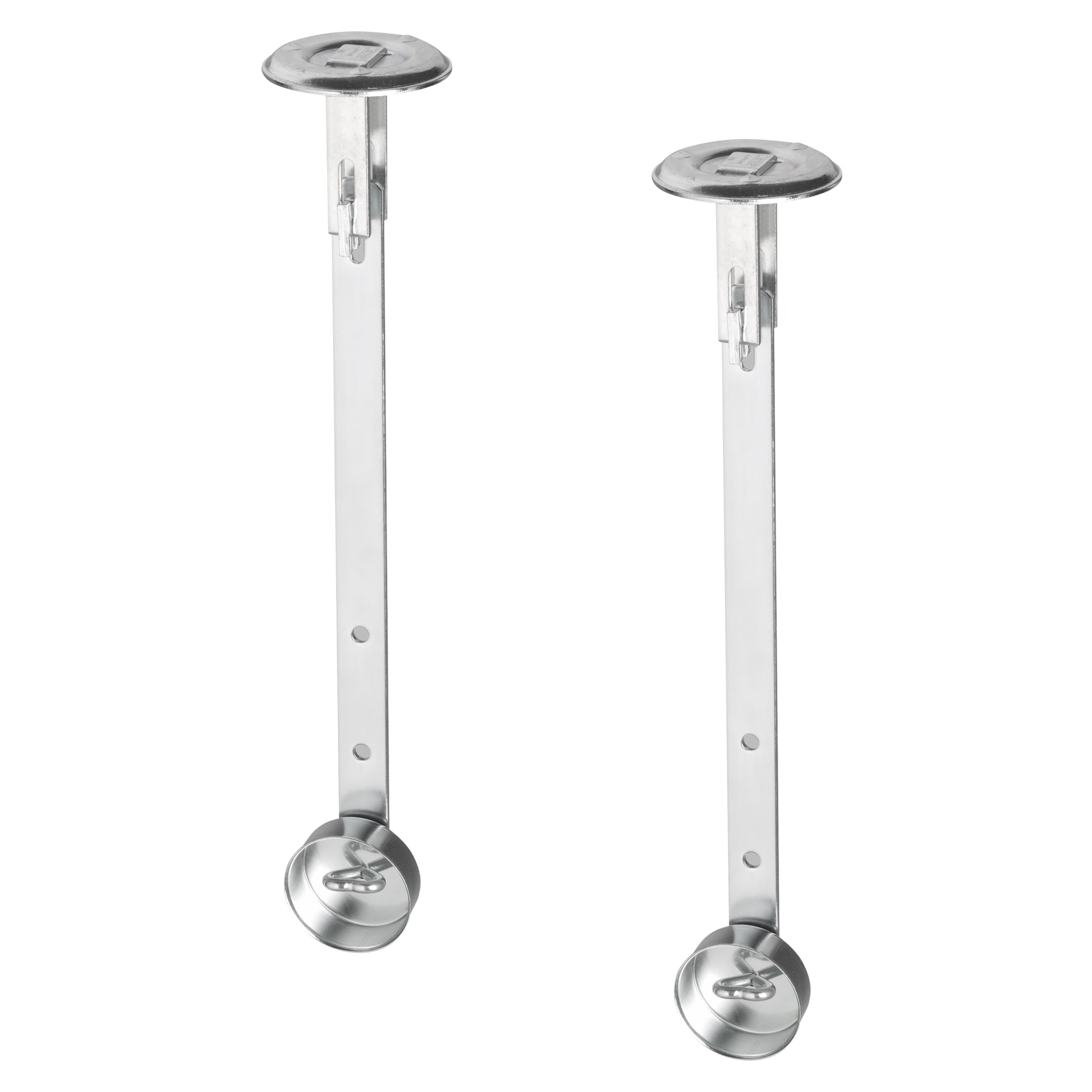 ABUS GS20 01281 Grate Protection for Cellar Grate with Pull Rod and Tamper Protection Set of 2