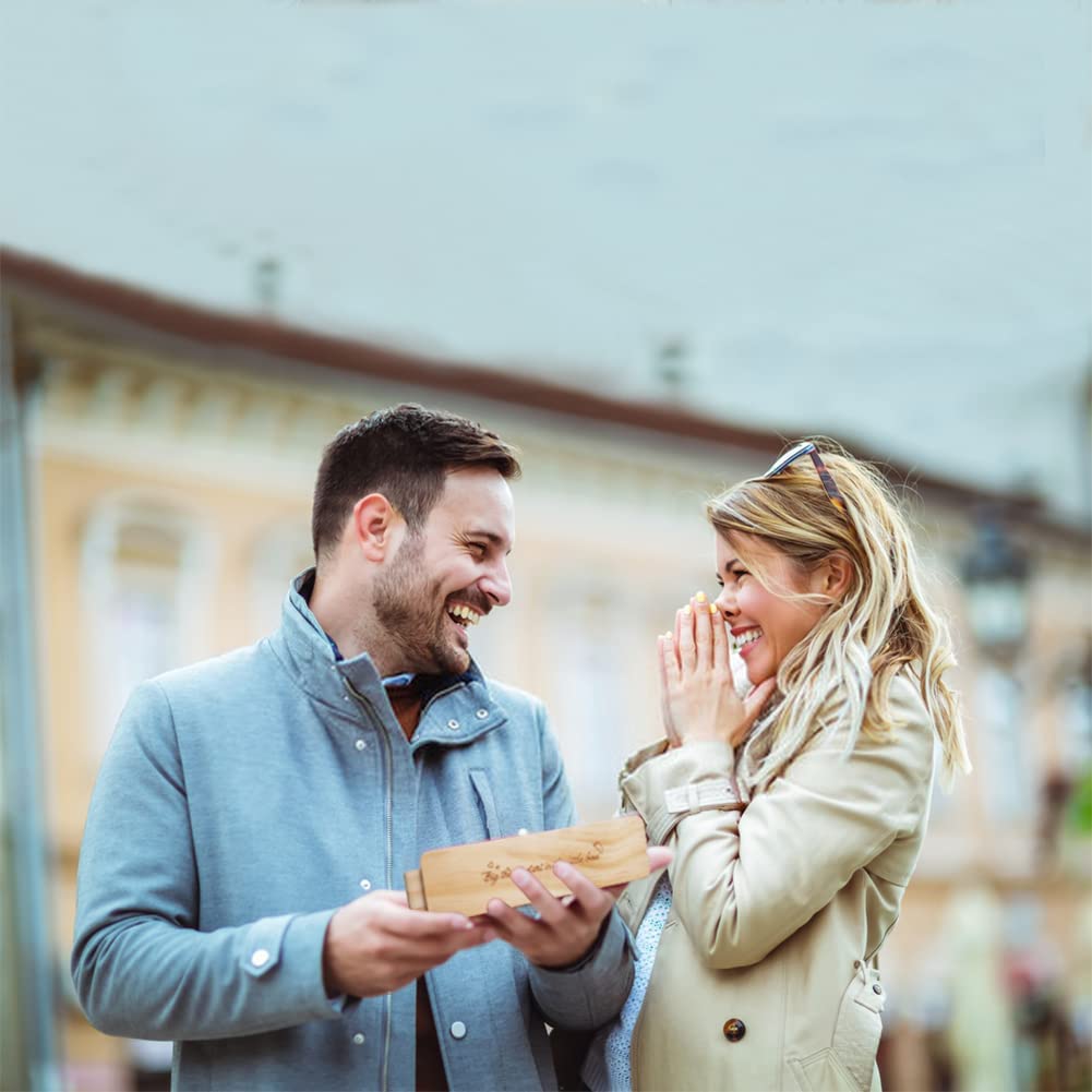 Pregnancy Test Keepsake Box, Pregnancy Announcement for Dad, Baby Announcements Ideas Wooden Baby Keepsake Box