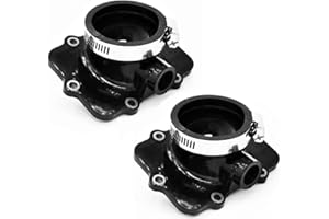 ANGREBUILD 2pcs Intake Manifold Carburetor Boot Replacement for Ski-Doo MXZ Summit Formula Deluxe Formula Z Grand Touring 600 1999-2000 420867805