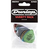 Dunlop Pick Variety Pack, Assorted, Medium/Heavy, 12/Player's Pack