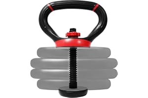 Yes4All Adjustable Kettlebell Handle/Kettlebell Handle for Plates – Kettlebell Weight Handle Supports up to 100lbs & Fits 1 I