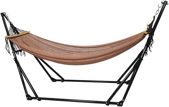 Amazon 自立式 ハンモック ブラウン 3way ハンモック チェア ハンガーラック Xkl 001c Br ベッドxkl 001c茶 エスアイエス Sis ハンモック