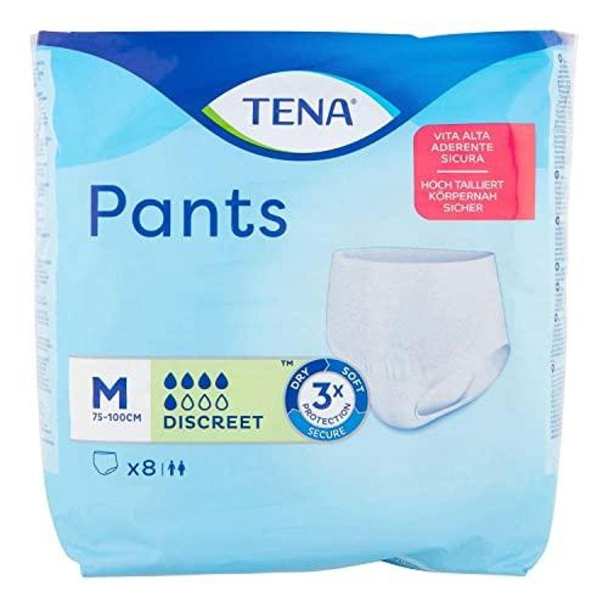 Tena Discreet Odour Control Incontinence Pants Medium - 8 Pants