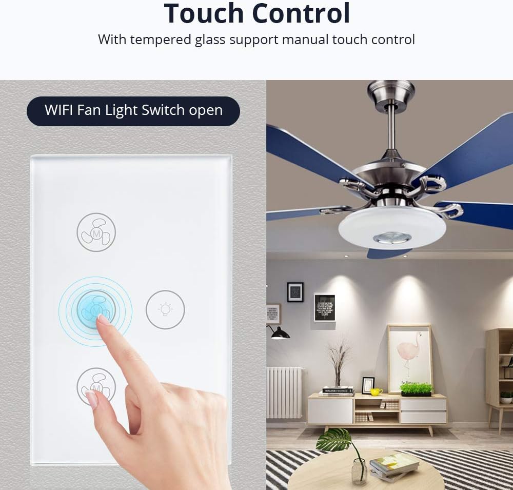 google home ceiling fan switch