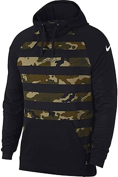 Amazon Co Jp Nike メンズ プルオーバー 迷彩 パーカー スウェットシャツ ブラック グリーン L 服 ファッション小物