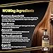 WOW Hair Strengthening Shampoo for Hair Growth and Hair Repair - Strengthening Treatment for Thin Weak Damaged Hair - Rosemary Tea Tree Moroccan Argan oil - Paraben and Sulfate Free- 10 Fl Oz