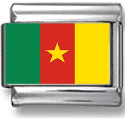 Amazon Com Cameroon Flag Italian Charm Italian Style Single