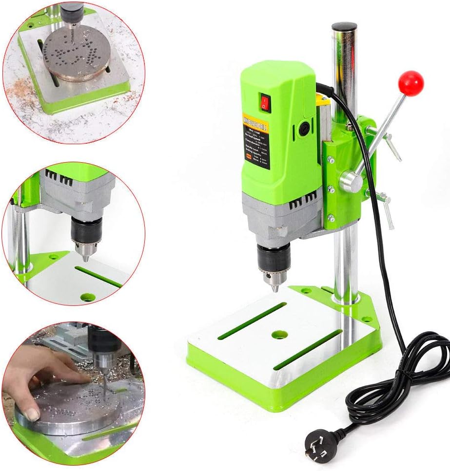BG5156E 710W Bench Drill Press Stand Mini WorkBench Wood Drilling