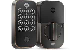 Yale Assure Lock 2 Touch Deadbolt, Oil Rubbed BronzeBiometric Fingerprint Entry Door Lock with Digital Keypad for Code Entry (No Wi-Fi), YRD420-F-BLE-0BP