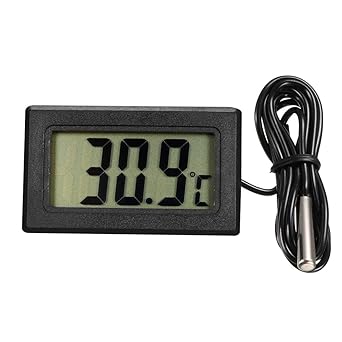 sourcing map Termómetro digital Indicador de temperatura LCD ...