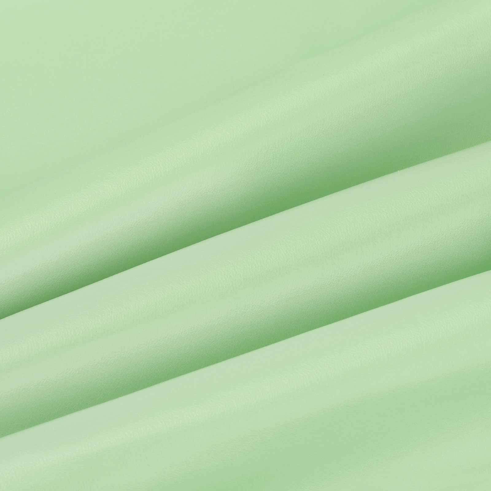 PATIKIL 54x19.7x0.03 Inch Faux Leather Sheets, Soft Colored Faux PU Leather Sheets Repair Fabric Patch for Book Binding, Repairing, Crafting, Sewing, Light Green