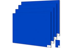 LOSTRONAUT 4-Pack Blue Sticky Mats for Construction - 17"x13" Basketball Shoe Pad - 30 Peel-Off Floor Sheets for Dirt & Hair Removal, Walk-Off Adhesive Design - Basketball Sticky Mat