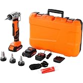 VEVOR 20V Max Cordless Tube Expander for 1/2", 3/4", 1" PEX-A Pipes | Complete Tool Kit with 2pcs 2Ah Battery &amp; Carrying Case, Brushless DC Motor, Built-in LED Light, for PEX-A Piping System