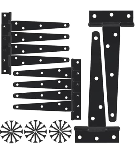 QCAA Steel Light T Hinge, 3"x2-5/16"x1.4mm, Elegant Frosted - View #8