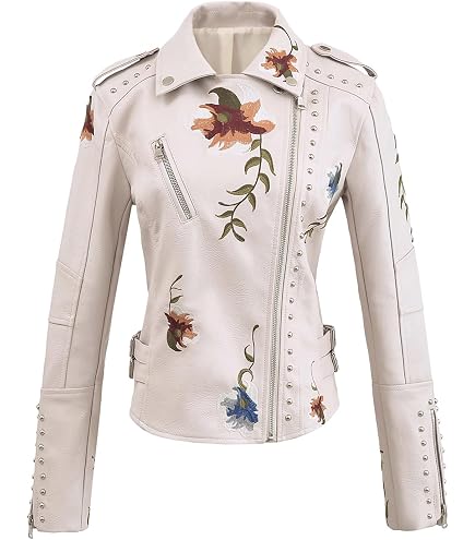 Fashionable SX women's punk flower embroidered short synthetic