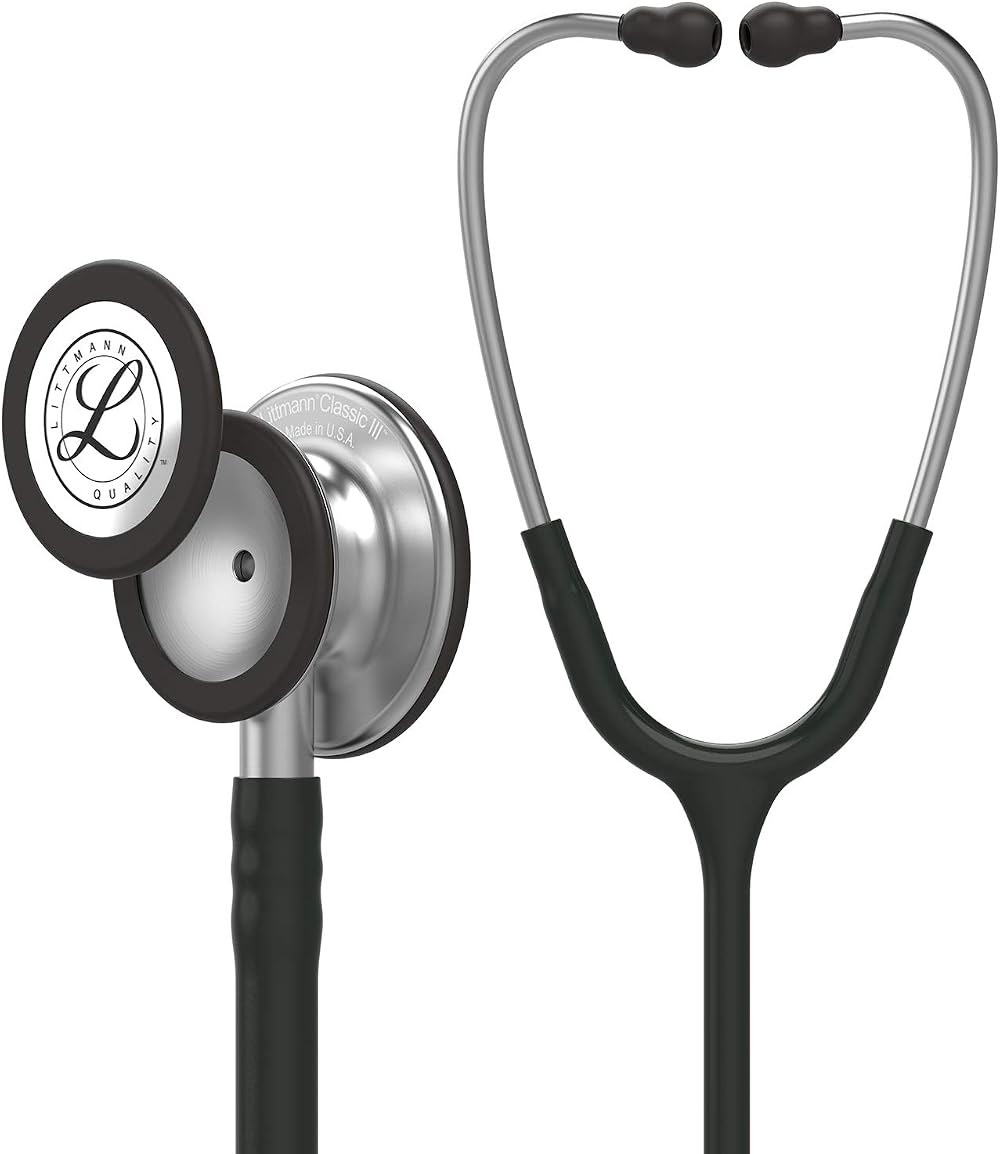 Littmann Classic III Monitoring Stethoscope Black Tubing 27 inch 5620
