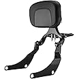 Mofun Multi-Purpose Passenger Driver Backrest Sissy Bar Adjustable Compatible with Harley Softail Sport Glide FLSB, Low Rider FXLR FXLRS FXLRST 2018-2024 Black