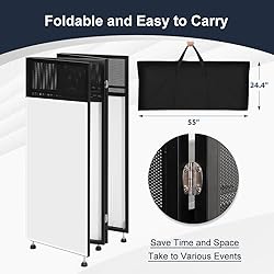 Kokorona Portable DJ Table 43″L x 20″W x