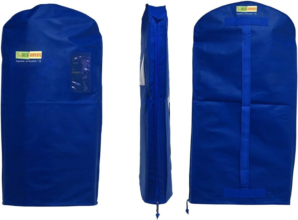 The Green Garmento Reusable Dry Cleaning Bag, 48-Inch, Blue Water