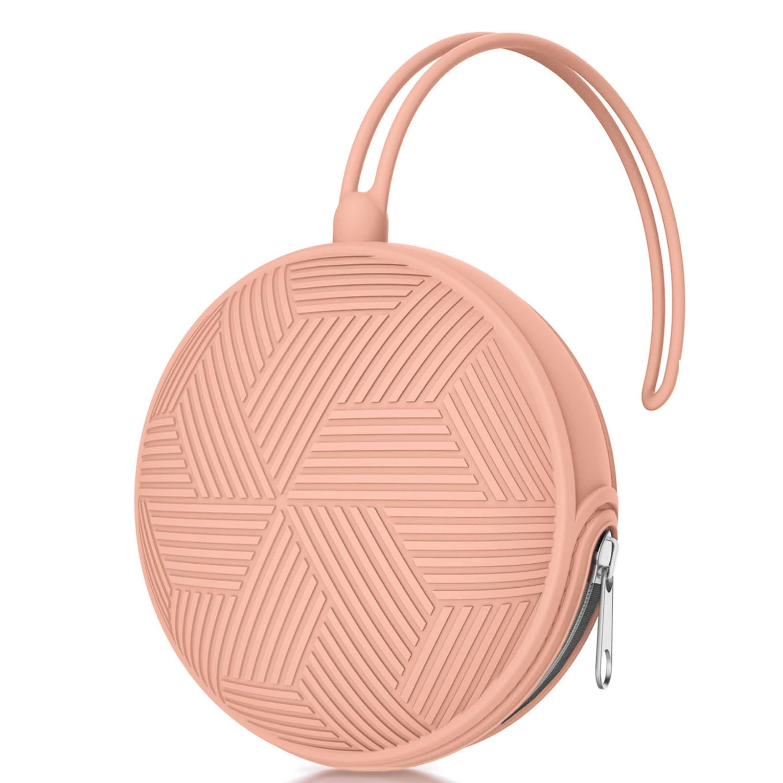 Smlpuame Dummy Holder Case Set,BPA Free Silicone Pacifier Holder Pod,Dummy Storage Box,Portable Soother Pods for Baby Nappy Changing Bag Stroller,Travel,Home,Easy to Clean(Muted)