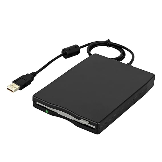 TOOGOO USB Diskettenlaufwerk 3,5 Zoll USB Externes Diskettenlaufwerk Portable 1,44 MB FDD USB Stick Plug and Play Fuer PC Win