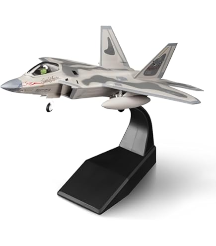 Amazon.com: USAF F-22 Raptor 1/100 Diecast Aircraft Model