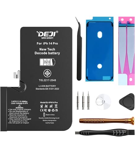 Amazon.com: EDIPEKA Battery for iPhone 14 Pro, 8500mAh (2025 New