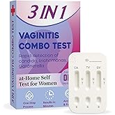 Vaginitis Test Kit, Rapid Screening for Common Vaginal Discomfort Causes – at-Home Self Test for Women – Fast, Easy & Accurate – 1 Test