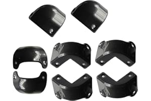 WANSUPYIN 2023 8 Pack Front Rear Black Plastic Guitar AMP Amplifier Cabinet Corner For Marshall Accessory