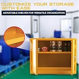 Horison Industries COSHH Cabinet Flammable Storage Fireproof Chemical Cupboard view 4