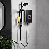 Triton Aspirante 9.5kW Electric Shower Matte Black with Hose Head view 5