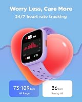 Brave 2 Kids Smart Watch 1.8 inch Pedometer Heart Rate IP68 Lilac view 5
