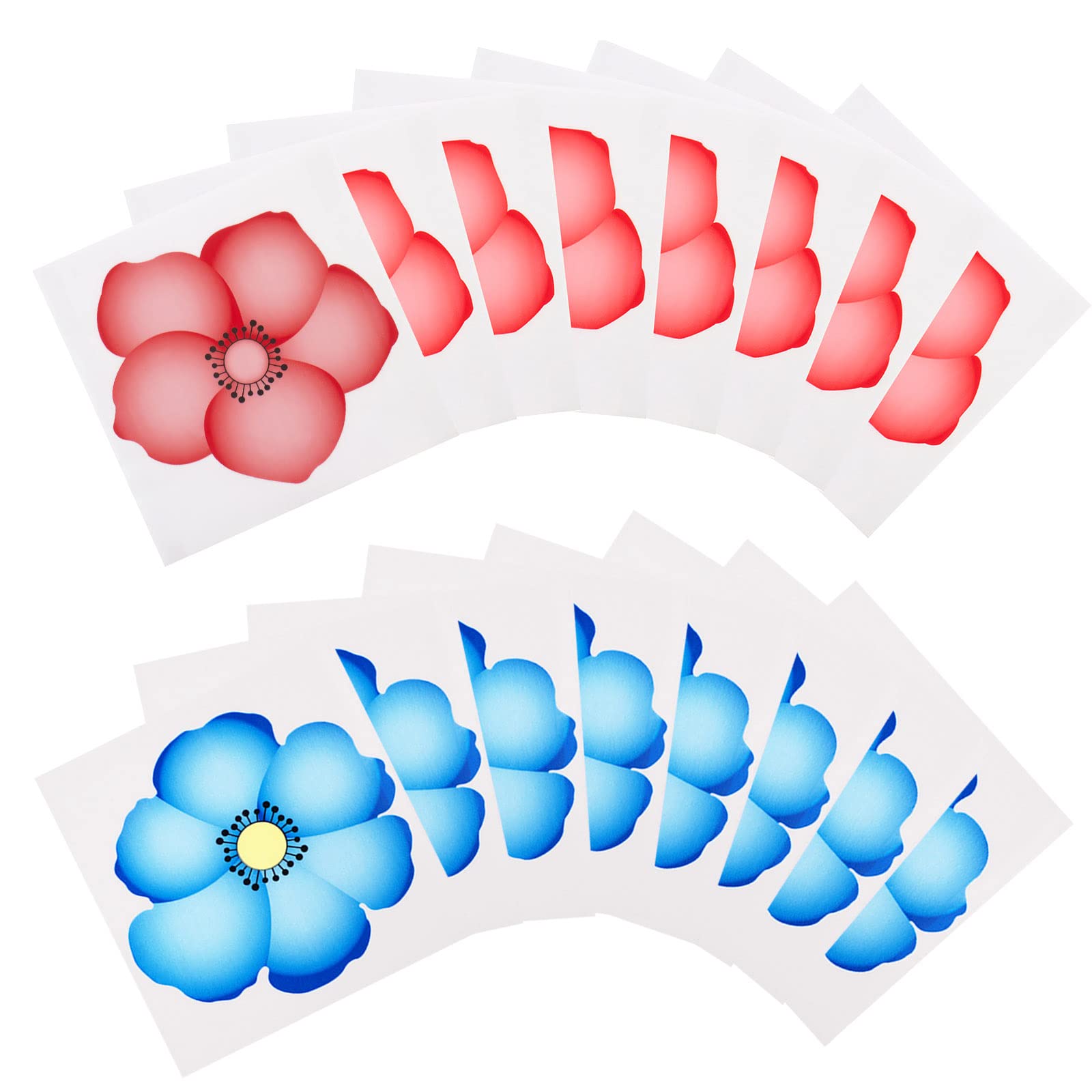 30pcs Fruit Fly Traps Indoor for Home Use, Window Fly Papers Catcher for Indoors, Flower Fruit Fly Killer Sticker for Kitchen and Dining, Non Toxic and Odorless for Family and Pet