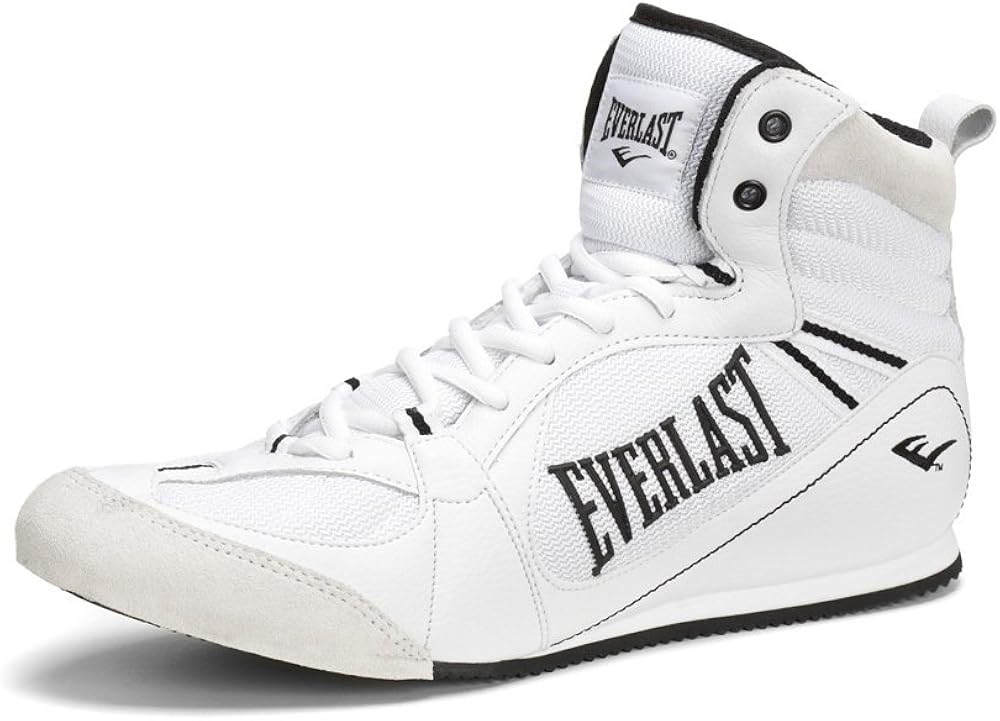 Everlast MidTop Unisex Boxing Boots White (Size 11.5 US