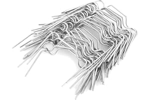 Mumusuki 50 Pack Stainless Steel Greenhouse Clips, Rust Proof Spring Clamps for Plexiglass Panels, Universal W Glazing Clips Tool, No Drilling Installation