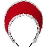 BPURB Victorian Vintage Headwear for Women Elizabethan Tudor Coronet Pilgrim Costume Cosplay Accessory Anne Boleyn Hat